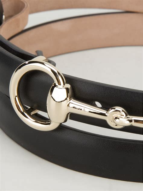 gucci skinny belt black|skinny Gucci belt women.